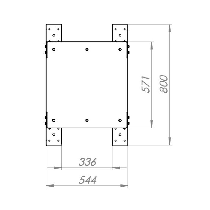 Стійка для 6 акумуляторів Pylontech, Dyness, Pytes та Sunwoda